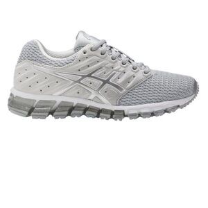Asics Gel Quantum 180 T6G7N Gray Running Sneakers Shoes Lace Up Shoes